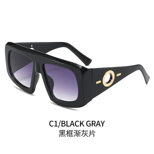 2026'S Popular Oversized Glasses for Women, Featuring a Trendy Square Design That Protects Against UV Rays