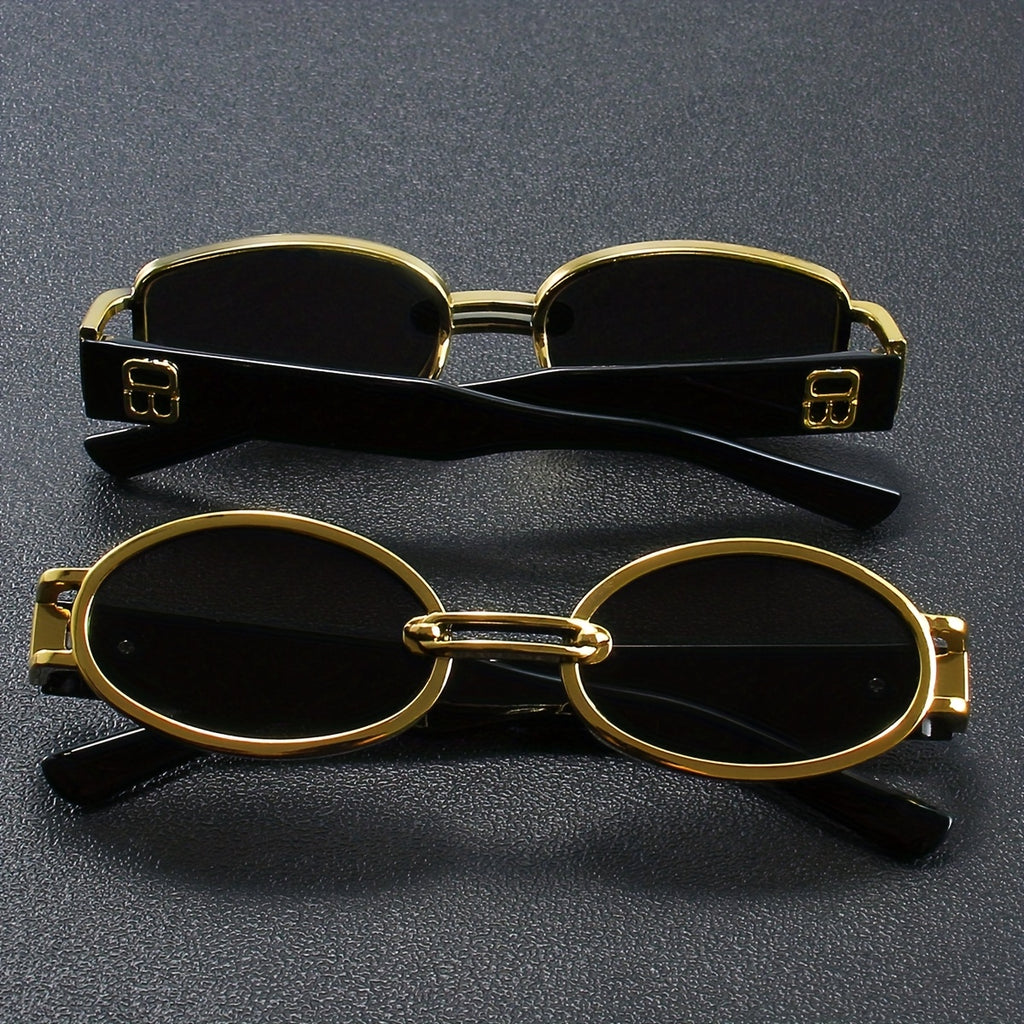 Women'S Oval-Shaped Classic Style Eyewear, Featuring a Minimalist Design, Perfect for Casual Accessorizing