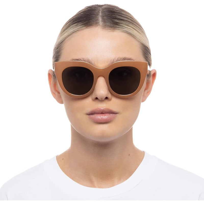 Oversized Round Tortoise Shell Retro Glasses - Tortoiseshell Frame & Brown Lenses, Lightweight Durable \u002FScratch-Resistant Eyewear, Caramel\u002FKhaki Non-Prescription Glasses for Driving, Daily Use & Outdoor (No Lens Replacement)