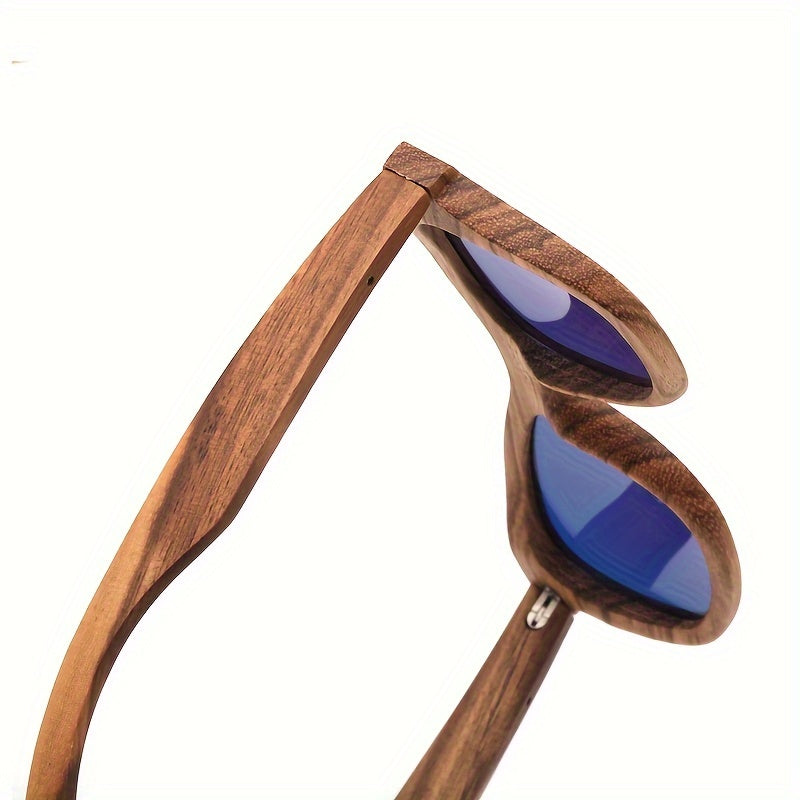 Handmade retro minimalist square frame zebra glasses, and unisex -