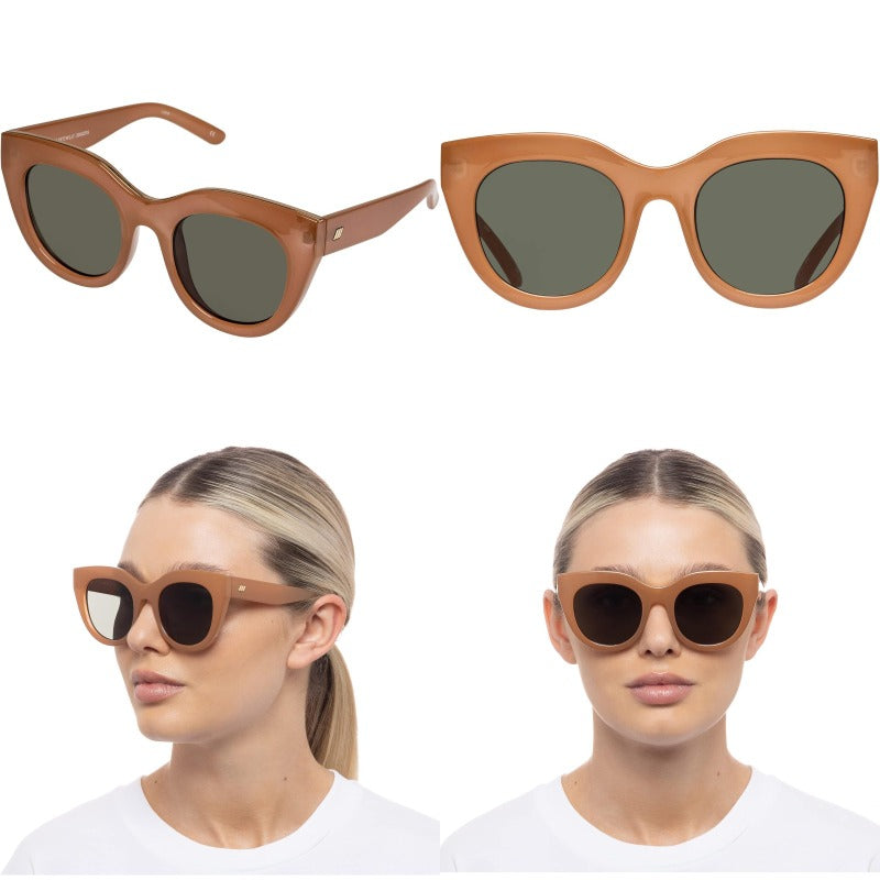 Oversized Round Tortoise Shell Retro Glasses - Tortoiseshell Frame & Brown Lenses, Lightweight Durable \u002FScratch-Resistant Eyewear, Caramel\u002FKhaki Non-Prescription Glasses for Driving, Daily Use & Outdoor (No Lens Replacement)