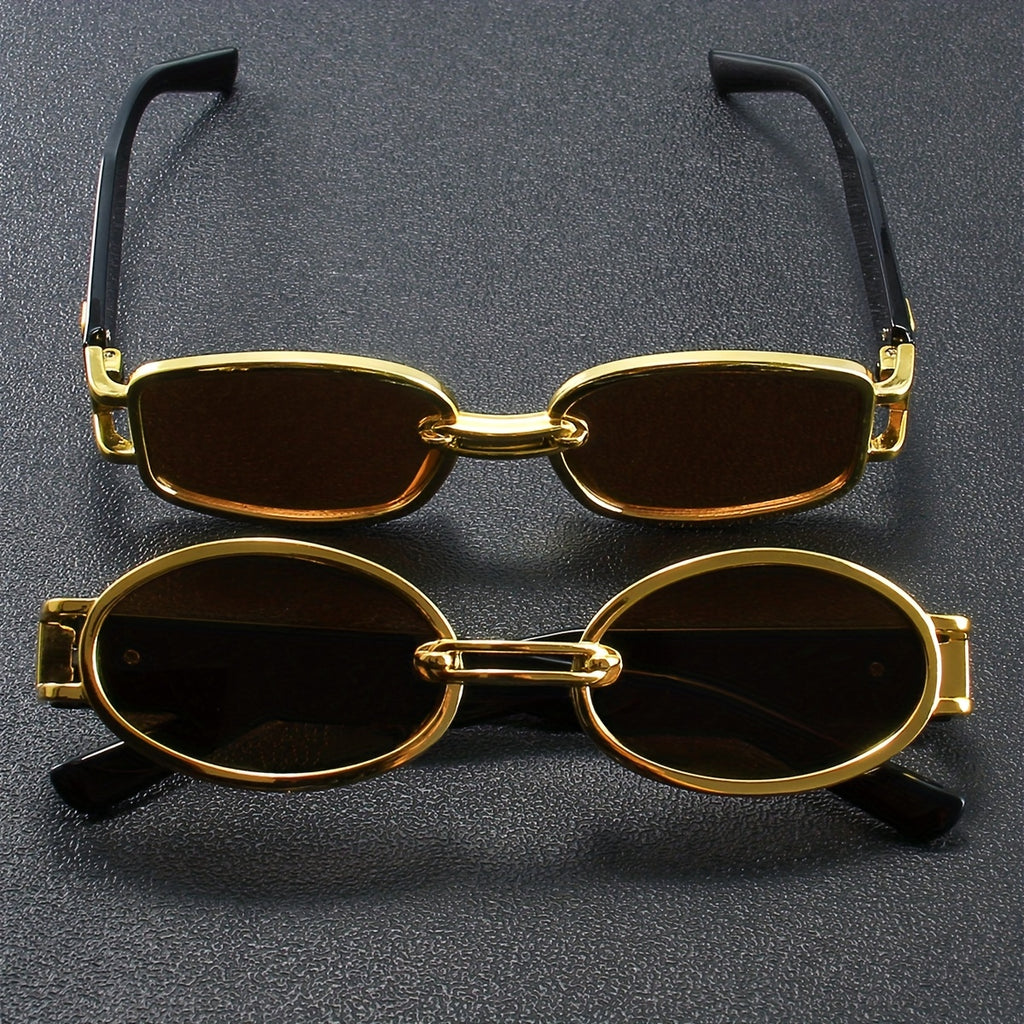 Women'S Oval-Shaped Classic Style Eyewear, Featuring a Minimalist Design, Perfect for Casual Accessorizing