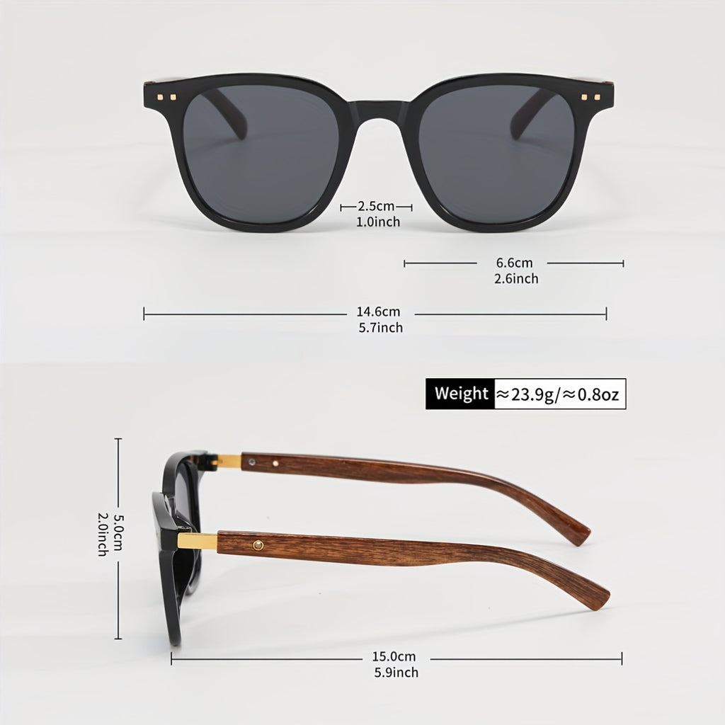 Fashion Glasses for Both Men And Women with Protection, Featuring High-Quality Printed Temples, Stylish Accessory Suitable for Year-Round Wear